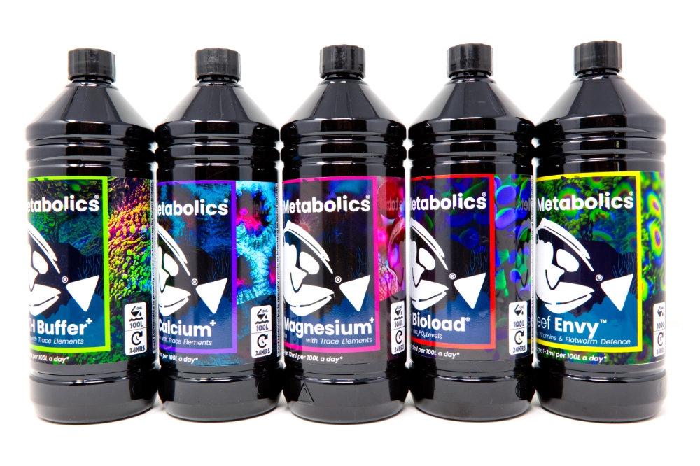 reef-metabolics-5-part-set Reef Metabolics Complete Dosing Set